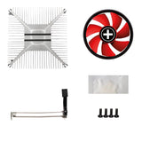 EAN 4044953500770 - Xilence XC035 sistema de refrigeración para ordenador Procesador Enfriador 9,2 cm Negro, Rojo imagen 5