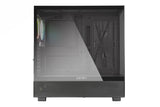 Caja Abysm Danube Sava H400 Black Atx, Itx, Micro Atx - Lateral Y Frontal Cristal Templado - 3.5" Y 2.5" - Usb-A,