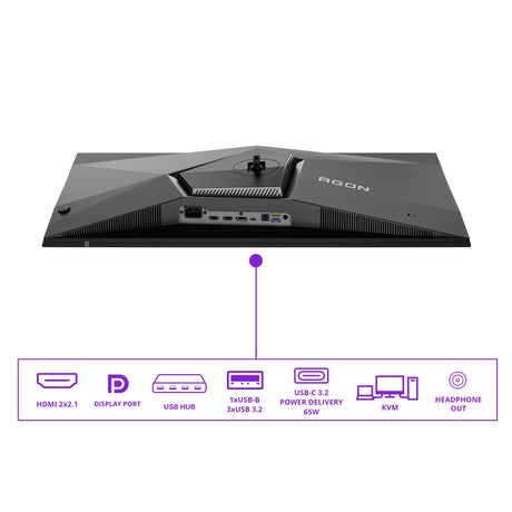 EAN 4038986113465 - AOC AGON PRO AG326UZD2 pantalla para PC 80 cm (31.5") 3840 x 2160 Pixeles 4K Ultra HD OLED Negro imagen 4