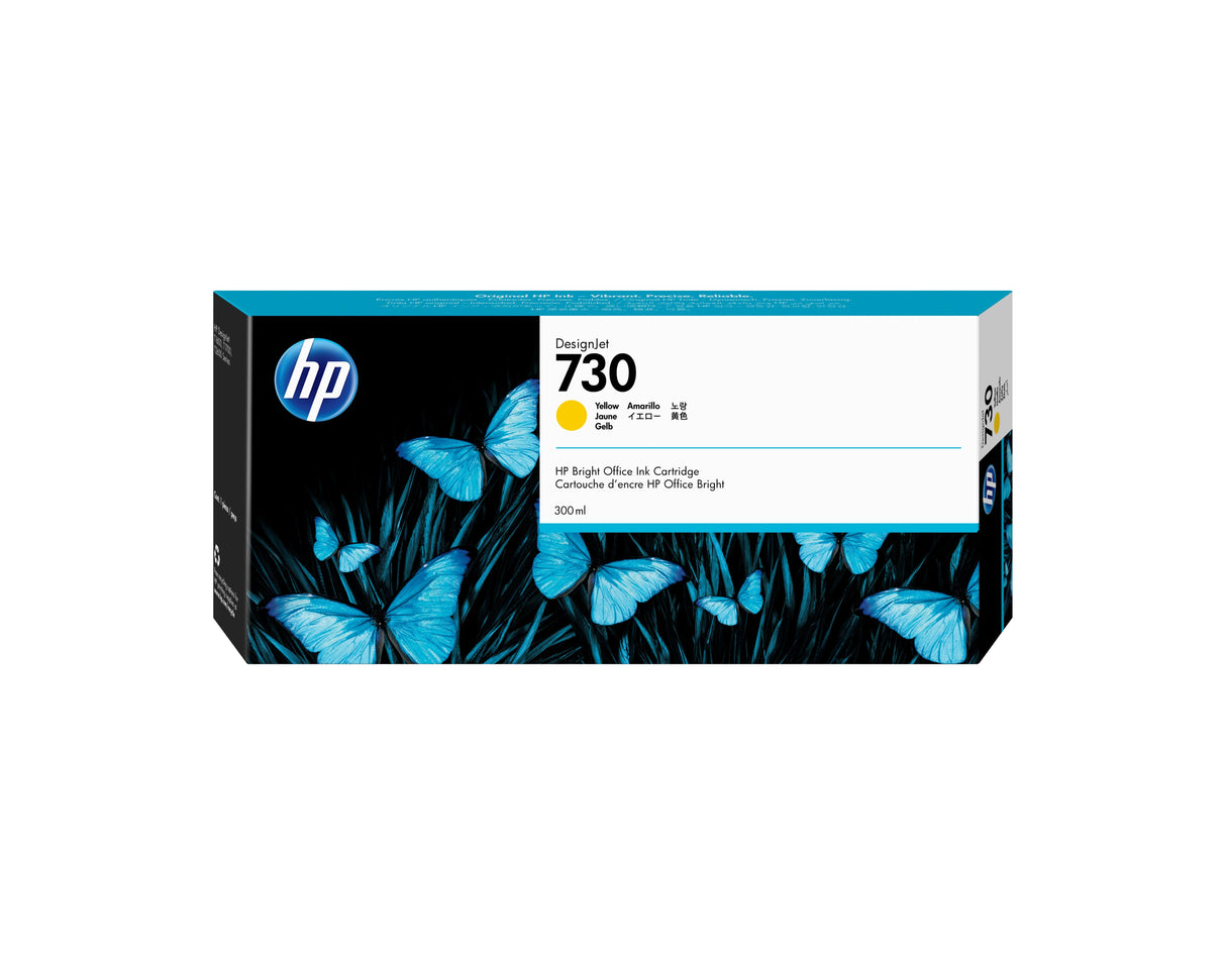 EAN 0190781771289 - HP 730 300-ml Yellow DesignJet Ink Cartridge cartucho de tinta 1 pieza(s) Original Alto rendimiento (XL) imagen 1