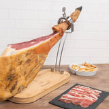 EAN 8410990017339 - 3 Claveles Folding Rotating Ham Holder Acero inoxidable, Madera Bamboo, Metal imagen 5