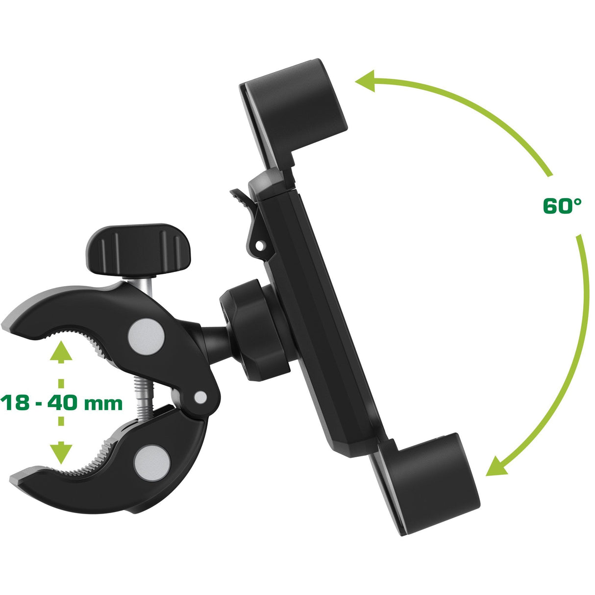 Inline One Click Easy 3 Drive & Ride Set Con Abrazadera Universal Y Clip De Rejilla De Ventilación