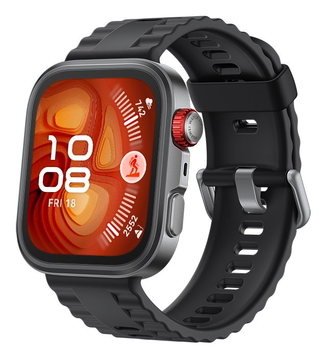 Huawei Watch Fit4 Pro, 3d Fluorelastomer Negro Strap, Titanium Body, Seiya-B29