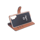 EAN 8021735753247 - Celly Wally funda para teléfono móvil 17,3 cm (6.8") Folio Negro, Marrón imagen 2