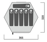Tienda Domo Easy Camp Sandland Yurt Marrón, Para 6 Personas, Modelo 2025 120486