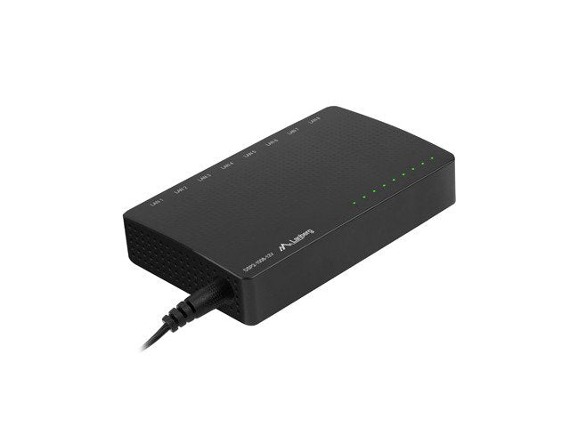 EAN 5901969424171 - Lanberg DSP2-1008-12V switch No administrado Gigabit Ethernet (10/100/1000) Negro imagen 2