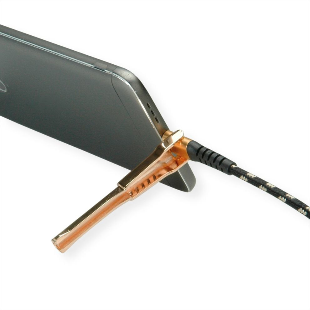 Roline Gold Usb 2.0 Sync- & Ladecable, Usb-A Usb-C, Sttze, 1 M