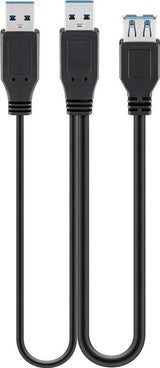 Usb3 A-A (2x St - 1x Bu) Adapter