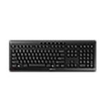 Teclado Ingles Cherry Stream Wireless Rf Inalámbrica + Usb Qwerty Internacional De Ee.Uu. Negro