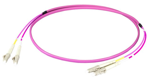 Efb Duplex Cable De Red Flat-Twin Lc-Lc Om4 5m Lszh 3x5mm Erikaviolett