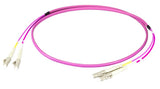 Efb Duplex Cable De Red Flat-Twin Lc-Lc Om4 5m Lszh 3x5mm Erikaviolett