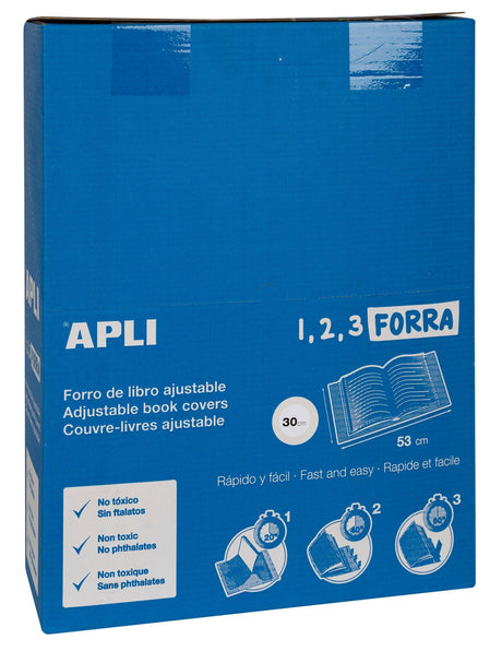 EAN 8410782169147 - APLI 16914 funda para libros y revistas 5 pieza(s) Transparente imagen 4