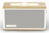 Pure Classic Aura Tragbarer Bluetooth-Lautsprecher  Hintergrundlicht  Weiss Eiche