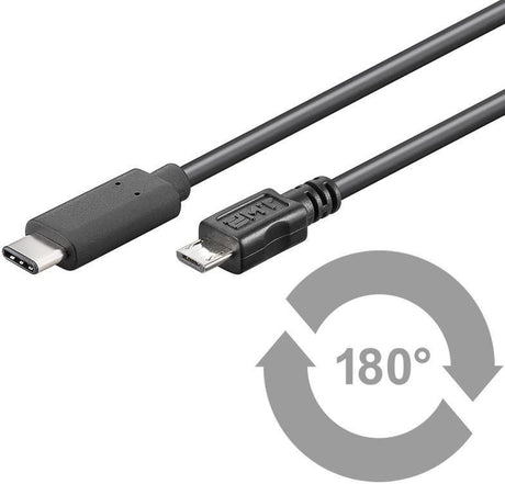 EAN 5712505328651 - Microconnect USB3.1CAMIB1 cable USB USB 2.0 1 m USB C Micro-USB B Negro imagen 1