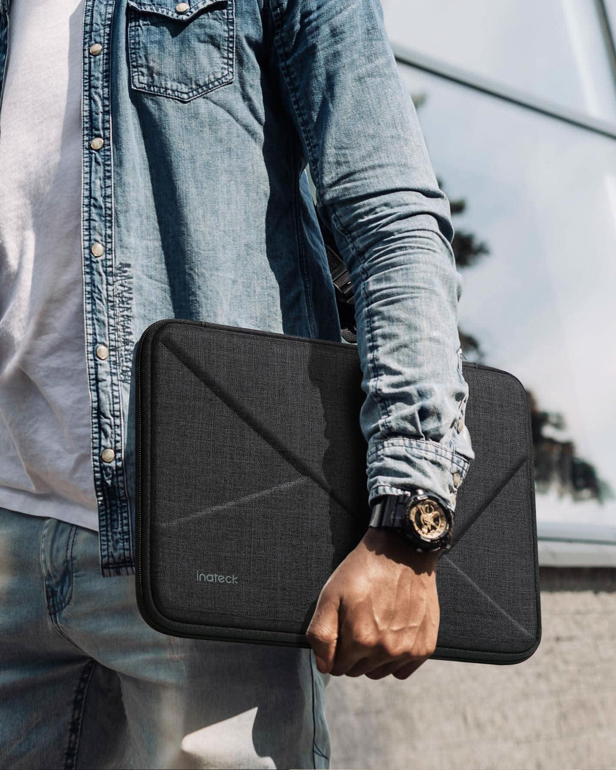 Inateck Laptoptasche 13,3" Zubehörtasche Lb01007-13s_negro