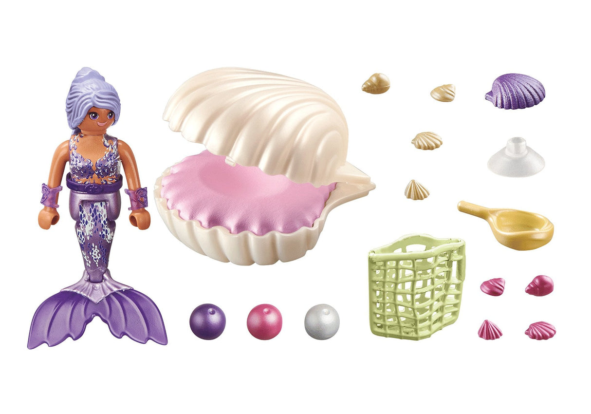 Playmobil 71502 Princesa Sirena Mágica Con Concha De Perla