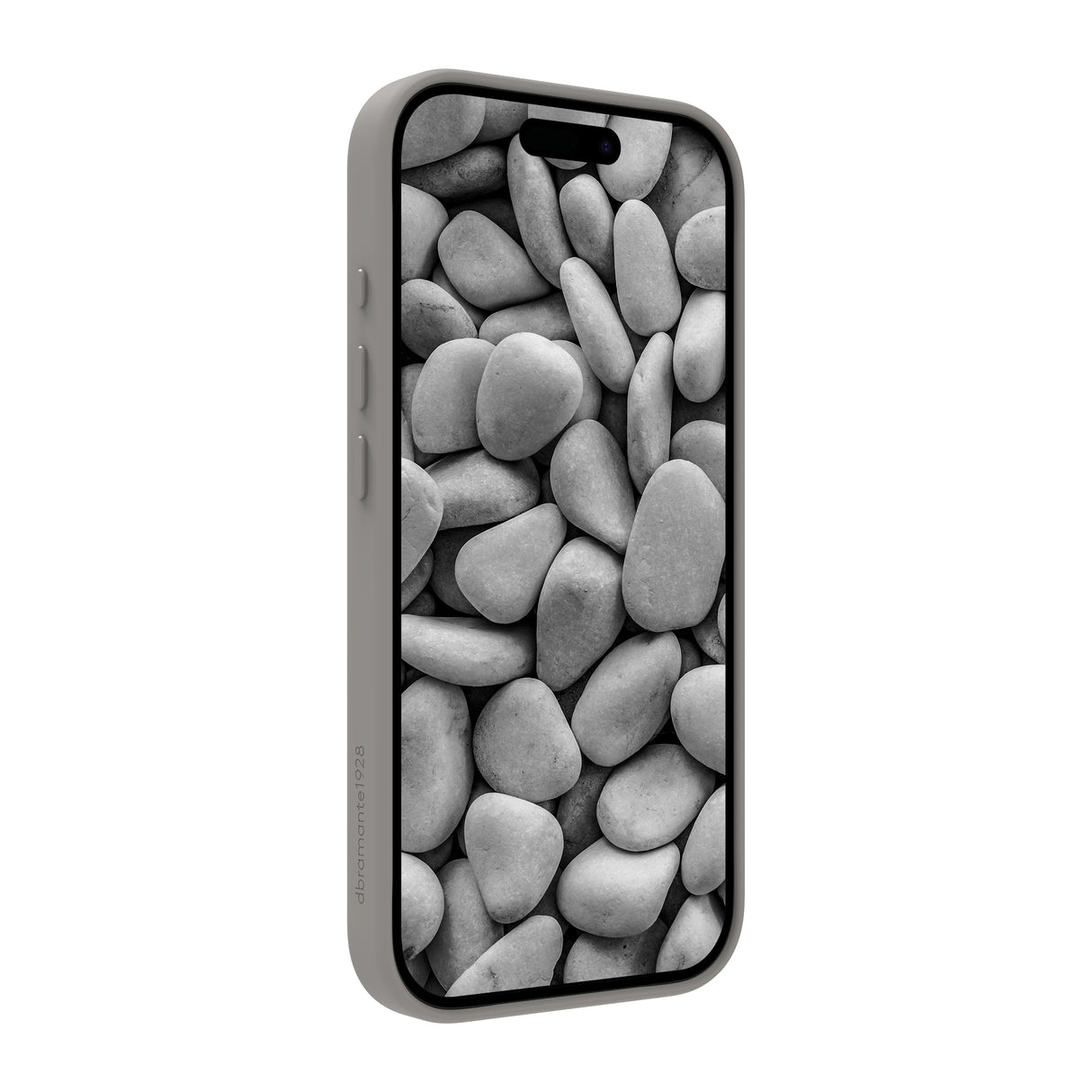 Dbramante1928 Roskilde Kick Icon Carcasa Trasera Para Teléfono Móvil Compatibilidad Con Magsafe Piedra De Río Para Apple Iphone 17