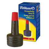 Pelikan Tinta De Sellar Sin Aceite - 28ml - Secado Rapido - Resistente Al Agua - Color Rojo Intenso