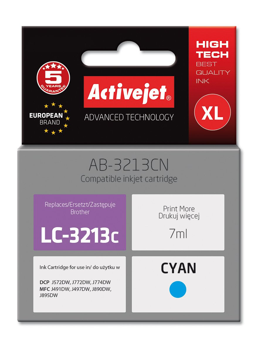 EAN 5901443119067 - Activejet AB-3213CN cartucho de tinta 1 pieza(s) Compatible Rendimiento estándar Cian imagen 1