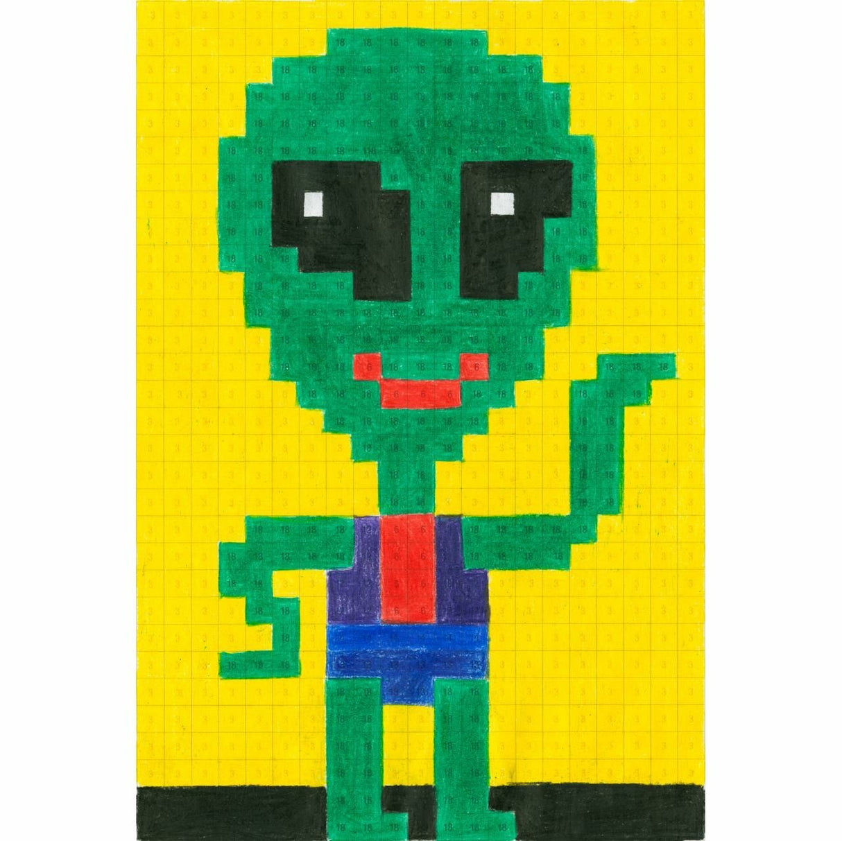 Faber-Camell Pixel-It Ausmalhch Con 32 Motiven