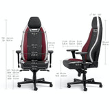 Noblechairs Legend Gaming Silla - Negro Blanco Rojo