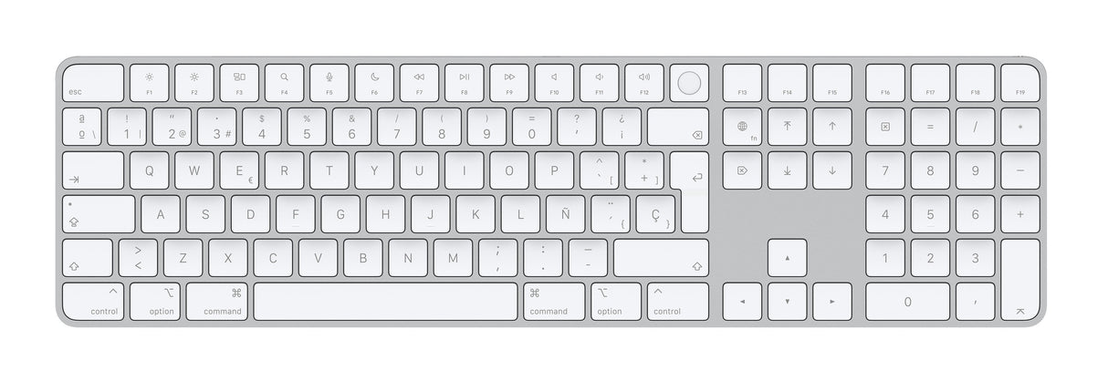 EAN 0194252544112 - Apple Magic teclado Universal USB + Bluetooth Español Aluminio, Blanco imagen 6