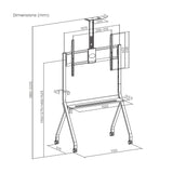 EAN 8435739903032 - AISENS FT86FE-369 soporte para TV 2,54 m (100") imagen 6