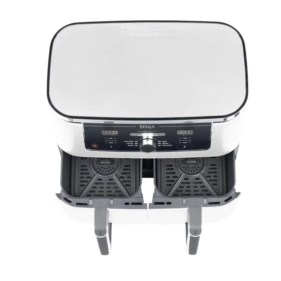 EAN 0622356261180 - Ninja AF400EU Doble 9,5 L Independiente 2470 W Freidora de aire caliente Blanco imagen 5