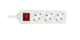 EAN 7340004689065 - Deltaco GT-116D base múltiple 5 m 3 salidas AC Interior Blanco imagen 1