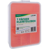 Inline® Small Components Box, 7 Compartments, 180x140x40mm, Orange