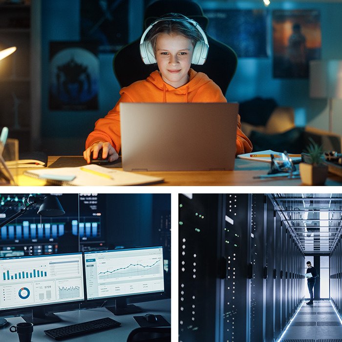 EAN 5901878537771 - Qoltec 53777 sistema de alimentación ininterrumpida (UPS) Línea interactiva 2 kVA 1200 W 4 salidas AC imagen 3