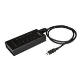 Hub Concentrador Usb 3.0 Usb A Perp 5x Usb-A 2x Usb Tipo C Ladron