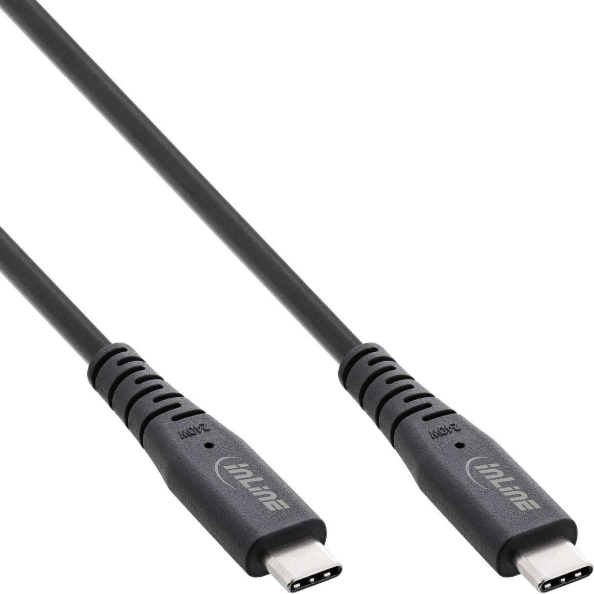 Inline 35906i Cable Usb 0,5 M Usb4 Gen 3x2 Usb C 240w, 8k60hz, Tpe Negro, 0.5m