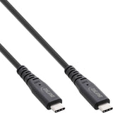Inline 35906i Cable Usb 0,5 M Usb4 Gen 3x2 Usb C 240w, 8k60hz, Tpe Negro, 0.5m