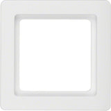 Berker 10116089 Rahmen 1fach Q.1 Polarweiss, Samt