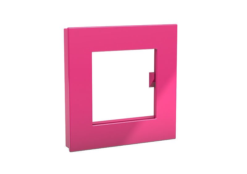 Novus Dahle 95553 Imán Mega Magnet Cuadrado Xl 7,5x7,5 Cm C/Portafoto Rosa