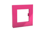 Novus Dahle 95553 Imán Mega Magnet Cuadrado Xl 7,5x7,5 Cm C/Portafoto Rosa