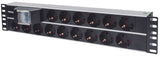 EAN 0766623714051 - Intellinet 714051 unidad de distribución de energía (PDU) 15 salidas AC 2U Aluminio, Negro imagen 1