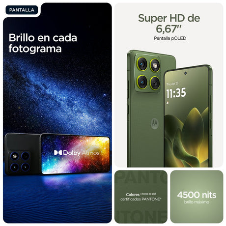 EAN 0840493608020 - Motorola edge 70 17 cm (6.7") SIM doble Android 16.0 5G USB Tipo C 12 GB 512 GB 4800 mAh Verde imagen 17