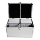 Mediarange Box75 Funda Para Discos Ópticos Maleta Rígida 200 Discos Plata