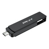 Stick Usb Flash 2 Tb - Pny Otg Duo Link V3 - Type-A Type-C