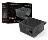 Montech Beta 2 80 Plus Bronze Netzteil, Atx 3.1 - 550 Watt, Schwarz