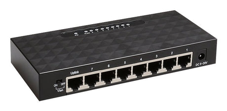 EAN 8435364316696 - iggual GES8000 No administrado Gigabit Ethernet (10/100/1000) Negro imagen 3