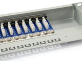 Equip Patch Panel 16 Puertos Categoria 6 Apantallado Gris Claro