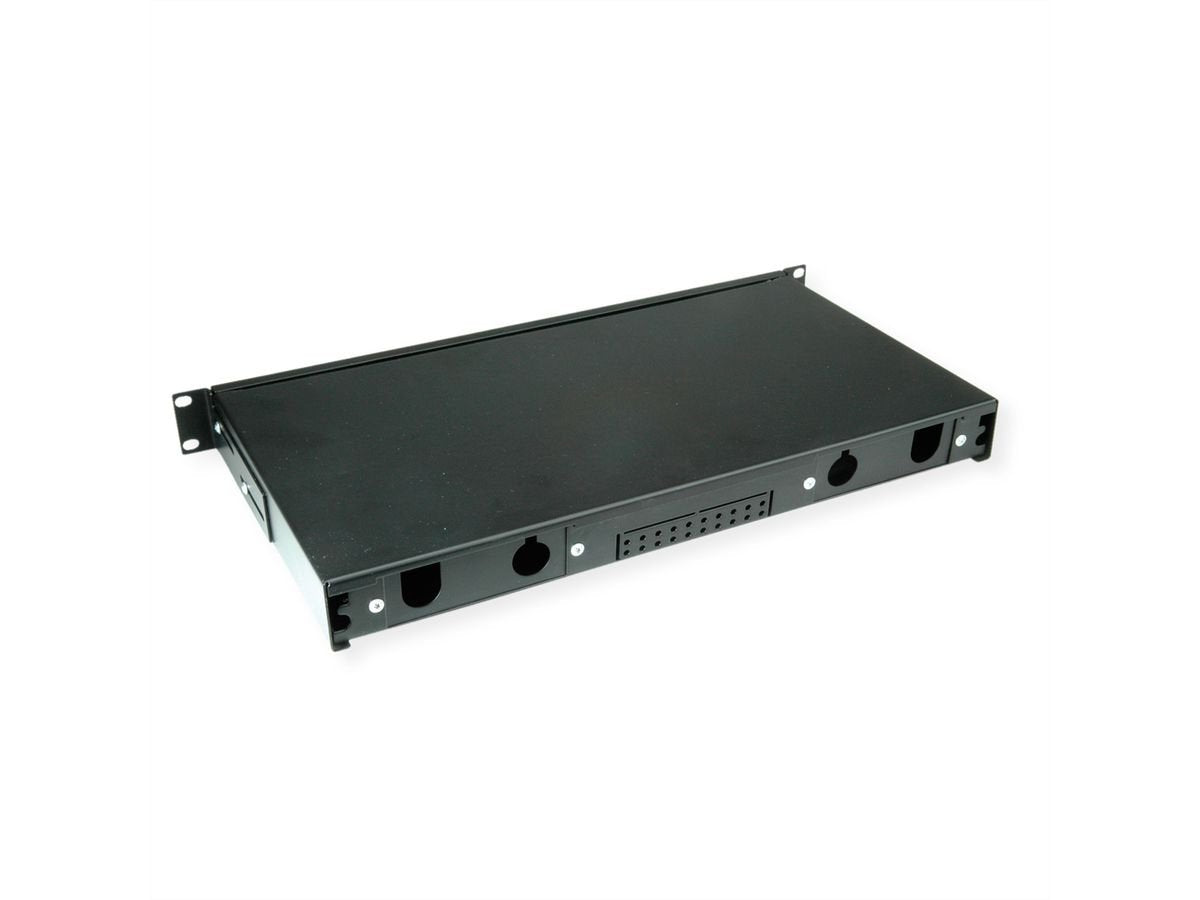 Value 19-Zoll-Spleibox Leer 1 He, Ausziehbar, 24x Sc Sx   Lc Dx