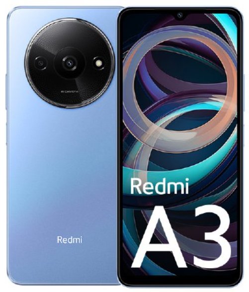 Smartphone  Xiaomi Redmi A3  (6.71") Dual Sim Android 14 4g Usb Type-C 3 Gb 64 Gb 5000 Mah Blue