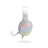 Pack Gaming Krom Kenta Teclado Rgb + Ratón + Alfombrilla + Auriculares Blanco