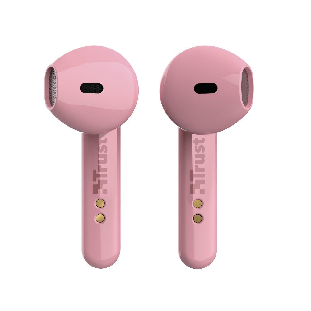 Auriculares Bluetooth Trust Primo Touch Con Estuche De Carga Autonomía 4h Rosas