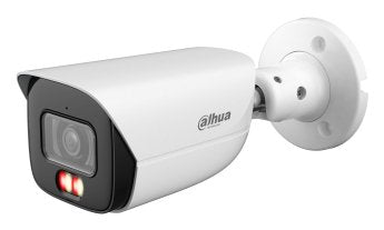 (Dh-Ipc-Hfw3449ep-As-Il-0280b) Dahua Camara Ip  Bullet Serie 3, 4mp, Ir 50m, Ip67, Soporta Microsd Hasta 512gb, 12 Vdc / Poe, Fija 2.8mm