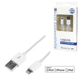 Logilink Apple Lightning A Usb 1m Blanco Ua0199